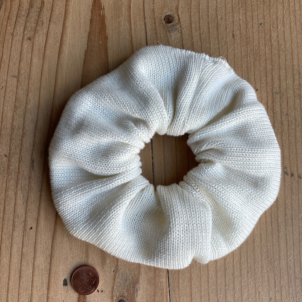 scrunchie Maison Cleo beige White